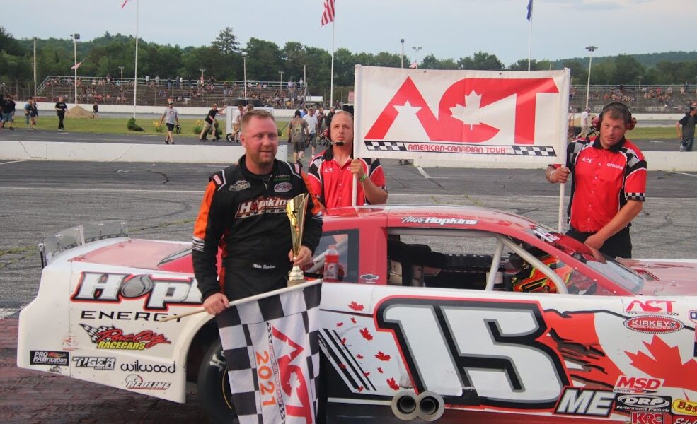 Hopkins Earns First ACT Checkers At Oxford Short Track Scene