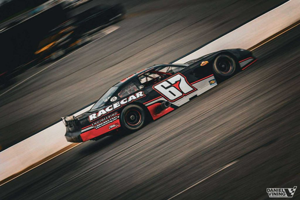 Colin Allman on track at Cordele Motor Speedway. (Daniel Vining photo)