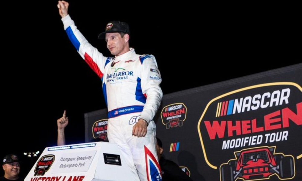 Matt Hirschman gets elusive NASCAR Modified win at Thompson
