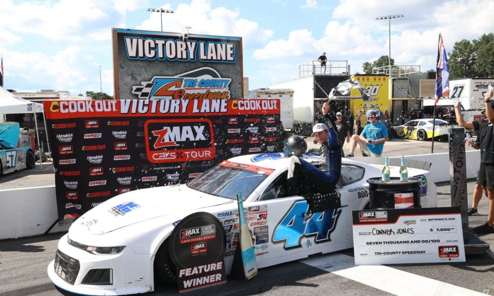 Conner Jones Wins Tri-County Late Model Stock Race